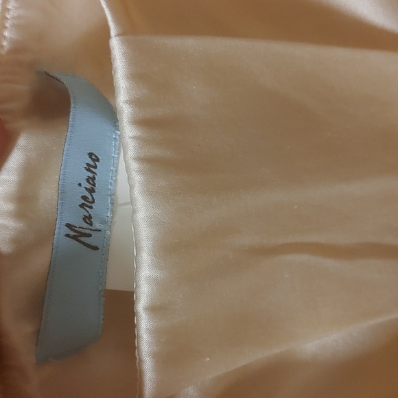 Marciano Women's Embellished Silk Dress - Picture 5 of 9